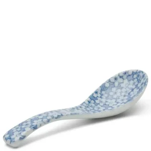 MIYA Company Soup Spoons | Blue & White Soup Spoon Set