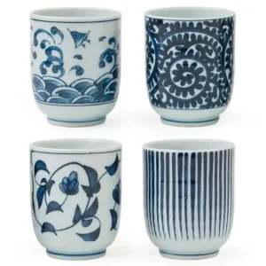 MIYA Company Cup/Mug Sets | Blue & White Teacup Set