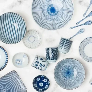 MIYA Company Cup/Mug Sets | Blue & White Teacup Set