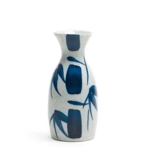 MIYA Company Sake Bottles & Cups | Blue Bamboo 5 Oz. Sake Bottle