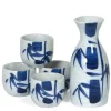 MIYA Company Sake Sets | Blue Bamboo Sake Set