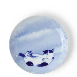 MIYA Company Plates | Blue Cat Playing Plate