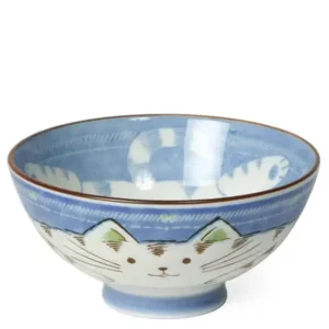 MIYA Company Bowls | Blue Cat Rice Bowl