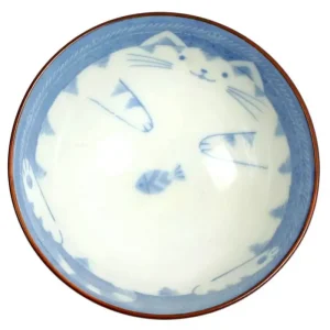 MIYA Company Bowls | Blue Cat Rice Bowl