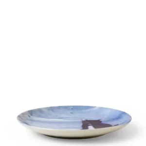 MIYA Company Plates | Blue Cat Sitting Plate