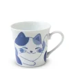 MIYA Company Cups/Mugs | Blue Cats 9 Oz. Mug