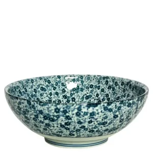 MIYA Company Serving Bowls & Plates | Blue Flowers 8.25