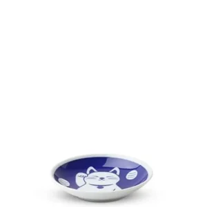 MIYA Company Plates | Blue Fortune Cat 3.75