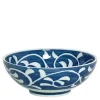 MIYA Company Serving Bowls & Plates | Blue Karakusa 8.25" Bowl