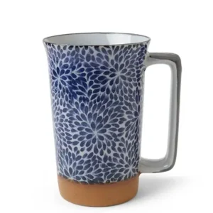 MIYA Company Mugs | Blue Mums 12 Oz. Tall Mug