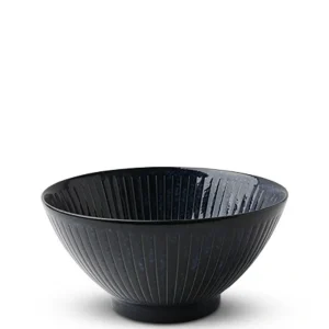 MIYA Company Ramen Bowls | Blue Namako Tokusa 6.75" Bowl