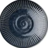 MIYA Company Large Plates | Blue Namako Tokusa 9.75" Plate