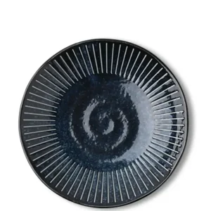 MIYA Company Medium Plates | Blue Namako Tokusa 6.25" Plate