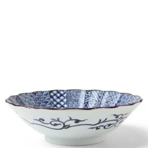 MIYA Company Serving Bowls & Plates | Blue Nishiki 10" Serving Bowl