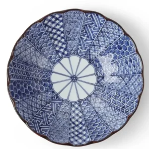MIYA Company Serving Bowls & Plates | Blue Nishiki 10