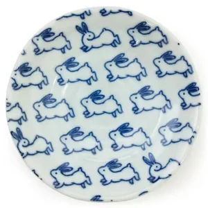 MIYA Company Plates | Blue Rabbit 4" Sauce Dish