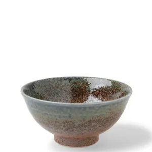 MIYA Company Medium Bowls | Blue Sand Crackle Bowl 6-1/4"