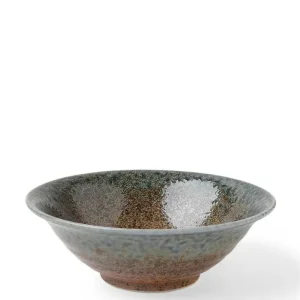 MIYA Company Medium Bowls | Blue Sand Crackle Bowl 7-5/8"