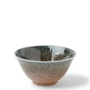 MIYA Company Medium Bowls | Blue Sand Crackle Bowl 5-1/4"