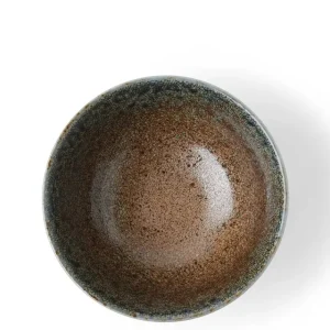 MIYA Company Medium Bowls | Blue Sand Crackle Bowl 6-1/4
