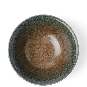 MIYA Company Medium Bowls | Blue Sand Crackle Bowl 7-5/8