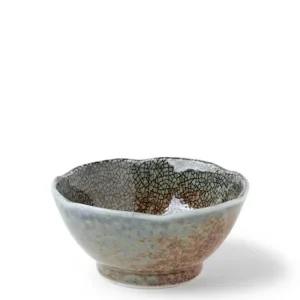 MIYA Company Sauce Dishes | Blue Sand Crackle Sauce Bowl 3-1/2