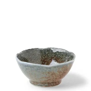 MIYA Company Sauce Dishes | Blue Sand Crackle Sauce Bowl 3-1/2