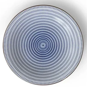 MIYA Company Large Plates | Blue Sen Navy 11" Plate