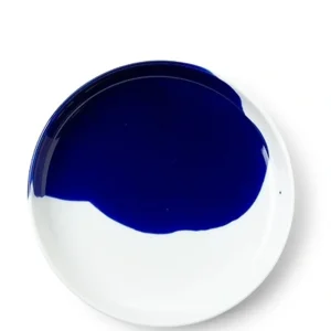 MIYA Company Medium Plates | Blue Splash 6.25" Plate