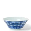 MIYA Company Ramen Bowls | Blue Strokes 8.5" Ramen Bowl