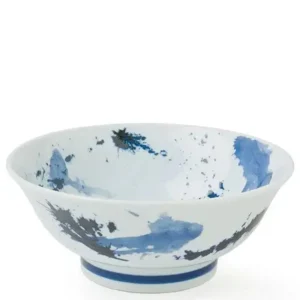 MIYA Company Ramen Bowls | Blue Sumi 8.5" Noodle Bowl
