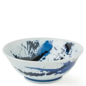 MIYA Company Ramen Bowls | Blue Sumi 7.75" Noodle Bowl