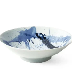 MIYA Company Serving Bowls & Plates | Blue Sumi 9.75