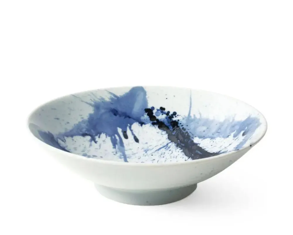 blue_sumi__serving_bowl_2.webp MIYA Company Serving Bowls & Plates | Blue Sumi 9.75" Serving Bowl