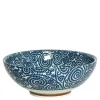 MIYA Company Serving Bowls & Plates | Blue Vines 8.25" Bowl