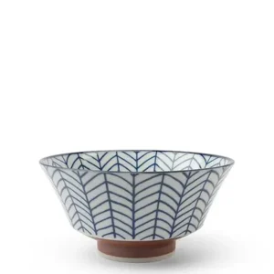 MIYA Company Ramen Bowls | Blue White Ramen Bowl 7" Yabane