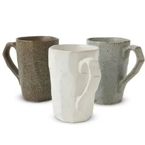 MIYA Company Mugs | Boulder Tall Mug - White