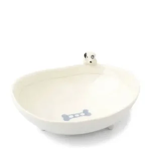 MIYA Company Bowls | Bowl Footed With Dog & Bone Design