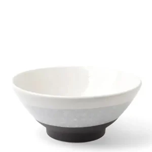 MIYA Company Ramen Bowls | Bowl Gradient Black & White 7-1/2"