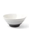 MIYA Company Ramen Bowls | Bowl Gradient Black & White 7"