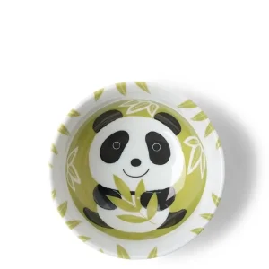 MIYA Company Pandas | Bowl Green Bamboo + Panda 5"