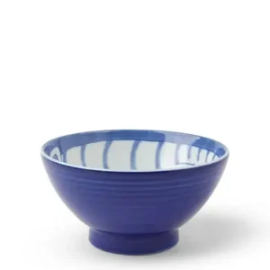 MIYA Company Bowls | Bowl Rice Cat Blue Tabby 4-5/8"