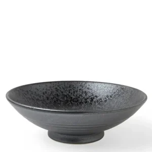 MIYA Company Serving Bowls & Plates | Bowl Serving 9.5" Silver Blue Granite