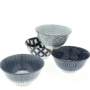 MIYA Company Bowl Sets | Bowl Set Modern Indigo 5-1/4"