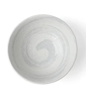 MIYA Company Ramen Bowls | Bowl White Water Swirls 8-1/2