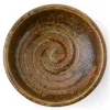 MIYA Company Sauce Dishes | Brown Swirl 3.25" Sauce Dish