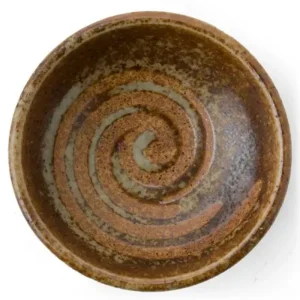 MIYA Company Sauce Dishes | Brown Swirl 3.25" Sauce Dish
