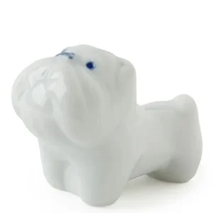 MIYA Company Dogs | Bulldog Chopstick Rest - White