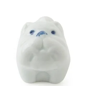 MIYA Company Dogs | Bulldog Chopstick Rest - White