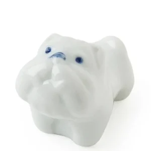 MIYA Company Dogs | Bulldog Chopstick Rest - White